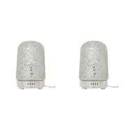 2x Gibson Gifts Aroma Dome Humidifier Aromatherapy Mist Diffuser 15cm Mosaic