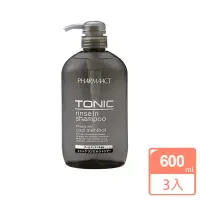 在飛比找momo購物網優惠-【日本熊野】TONIC 雙效冰涼洗髮精600ML(3入)