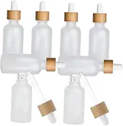 BATHVEVE 8Pcs Essential Oil Glass Bottles with Dropper Empty Dropper Bottles for Aromatherapy Durable and Safe Design for Blends and Liquid Dispensing