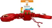 Avian Care Boredom Breakers Bird Toy Jimmy Halfa Lobster, 30cm, Red – Wooden Climbing & Chewing Toy for Beak & Foot Exercise