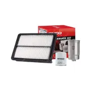 Ryco Oil Air Fuel Filter Service Kit for Hyundai Iload TQ D4CB 02/2008-On