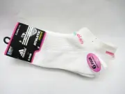 6 PAIRS: YOUTH ADIDAS CLIMALITE ATHLETIC SUPERLITE LOW SOCKS (WHITE) SZ: 3-9