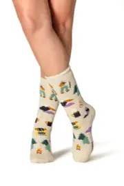 Heat Holders Warm Wishes Hobby Womens Lite Sock - WALKING