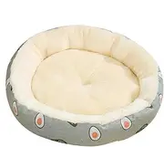 Small Round Dog Bed | Machine Pet Bed | Dog Cushion Liner, Warm Soft Cozy Puppy Kitten All Seasons