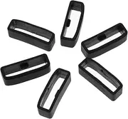 6pcs Strap Watch Wristband Buckle Steampunk Gloves Hook and Retainer Tpu Black