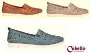Cabello Comfort Shoes Clear soft leather slip on shoes Cabello Shoes Clear