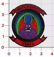 VMU-1 WATCHDOGS EMBROIDERED HOOK & LOOP PATCH