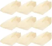 Decorative Tray 50pcs Mini Sushi Boat, Sushi Tray Sashimi Serving Plate Food Serving Tray Food Container for Sushi Snack Dessert Plates (Size : 13.5X7.7X3.5CM)