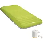 Intex 64097NP Airbed Dura-Beam Truaire incl. USB Air Pump (Green, 76x191x17cm)