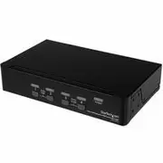 StarTech 4 Port DisplayPort USB KVM Switch with Audio & USB 2.0 Hub - SV431DPUA