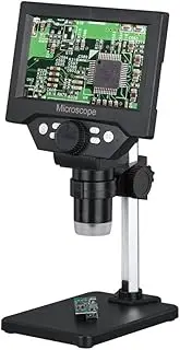 5.5-inch Display Electron Microscope 10 Megapixel Industrial Microscopes Digital Electronic Maintenance Magnifying Glass 1000x Magnification 8 Light Intensity Adjustable Photos Videos Playback