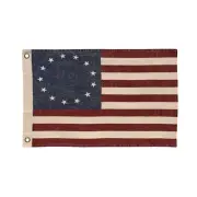 Stonewashed Betsy Ross Flag, 17"x28"