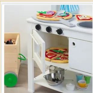 IKEA新品  扮家家酒 DUKTIG披薩玩具 24件組, 披薩