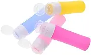 1Set Travel Lotion Dispensers Squeezable Shampoo Bottles Leak Portable Containers for Liquid Toiletries for Travel Skincare Organization
