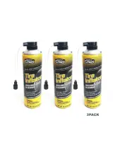 3x Tire Inflator Road Instant Fix a Flat Tire Easy Hose Air Filler Sealant 16 oz