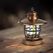 Portable Camping Lantern Tent Lamp Light Battery Powered Hanging for Outdoor