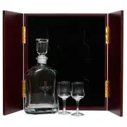 1 CDO REGT Decanter & Glasses in Display Case