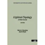 ALGEBRAIC TOPOLOGY: A FIRST COURSE