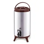 SOGA 16L Portable Insulated Cold/Heat Coffee Tea Beer Barrel Brew Pot With Dispenser