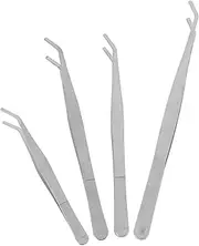 4pcs Plant Tweezers Professional Gardening Tools for Succulent Care Compact Portable for Garden Crafting and Home Vegetable Garden Use