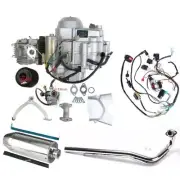 125cc Engine Motor 3+1 Reverse Semi Auto for TRX90 ATC70 110cc Quad Go kart ATV