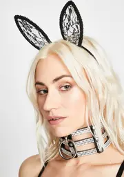 Bad Lil Bunny Lace Headband