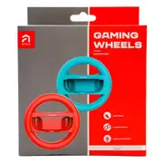 Atrix Joy-Con Gaming Wheel for Nintendo Switch 2-Pack - Red & Blue