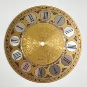 Stylish and Practical Metal Wall Clock Dial Face Roman Numeral 7 In Aluminium