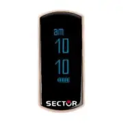 Sector Fit Unisex Wristwatch Mod. SECTOR FIT - Sleek Black Dial with Stainless S