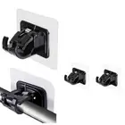 2pcs Nail-Free Curtain Rod Holder Wall Hanging Curtain Rod Hook Kitchen