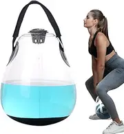 Weighted Sports Water Bag - Inflatable Fitness Kettlebell for Balance Exercises, Core Training | Safe and Harmless Adjustable Weight for Home, Travel, Work Area | Flexible Workout Equipment