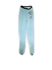 Fendace Blue Logo Pattern Tights