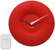 Alcyon Numberic Wall Clock - Wireless Remote Doorbell Door Bell Red