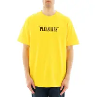 在飛比找蝦皮購物優惠-Pleasures 黃 短袖T恤 嘻哈 街頭