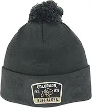 Zephyr ZHATS Standard NCAA Officially Licensed Pom Beanie Patch Switchback Charcoal