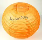 9x 12'' orange paper lanterns engagement wedding birthday party hang decoration