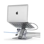 Laptop Docking Station Stand 11-IN-1 Triple Display HDMI DP 4K60Hz Gigabit Et...