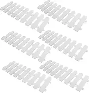 Turtle Outdoor Habitat Reptile Enclosure Landscape Border Fence Plastic Garden Picket Easy to Assemble 6 Pack