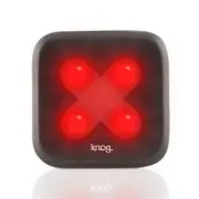 Knog Blinder Cross LED Rechargeable Rear Light Gunmetal | MTB Fixie Road Bike