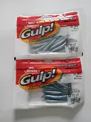 2 packs Berkley Gulp!, Minnow blue Shiner, 3", 12 ct.