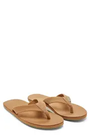 hari mari Fields Stone Flip Flop in Tan/Olive at Nordstrom, Size 9