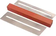Kisangel Guitar String Polishing Beam Fretboard Sanding Stone Kit Fret Leveling Tool for Luthiers