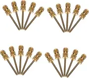 minkissy 20pcs Nail Sand Ring Bearing Nail Gel Manicure Pedicure Electric Nail File Nail Drill Head Nail Drill Bits Sanding Band Shaft Manicure Tools Metal Gold and Silver