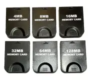 New Memory Card for Nintendo Gamecube and Compatible Wii Systems