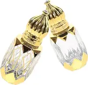 ABOOFAN 2pcs Travel Perfume Roller Bottles Empty Dispenser for Essential Oils Pocket Bottles with Rolling Ball Stylish and Practical Perfume Lovers