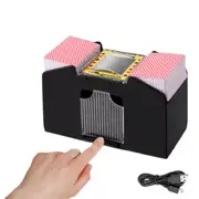 4 Deck Casino Automatic Card Shuffler USB Card Shuffling Machine For Poker Card Games