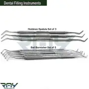 Dental Amalgam Composite Filling Instruments Heidman Spatula Ball Burnisher