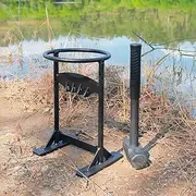 BiggerFire Log Splitter Firewood Splitter Manual Cracker Carbon Steel for Home Outdoor Camping with Hammer and Storage Bag