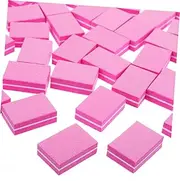 DRESSOOS 50 pcs Double Sided Nail Buffer Block Files Lightweight Sponge Nail Files for Manicure and Portable Sanding and Polishing