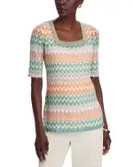 Misook Square Neck Tunic